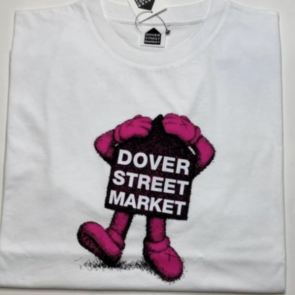 KAWS x DSM FLURO REBELLION TEE DOVER STREET MARKET - Picture 1 of 1